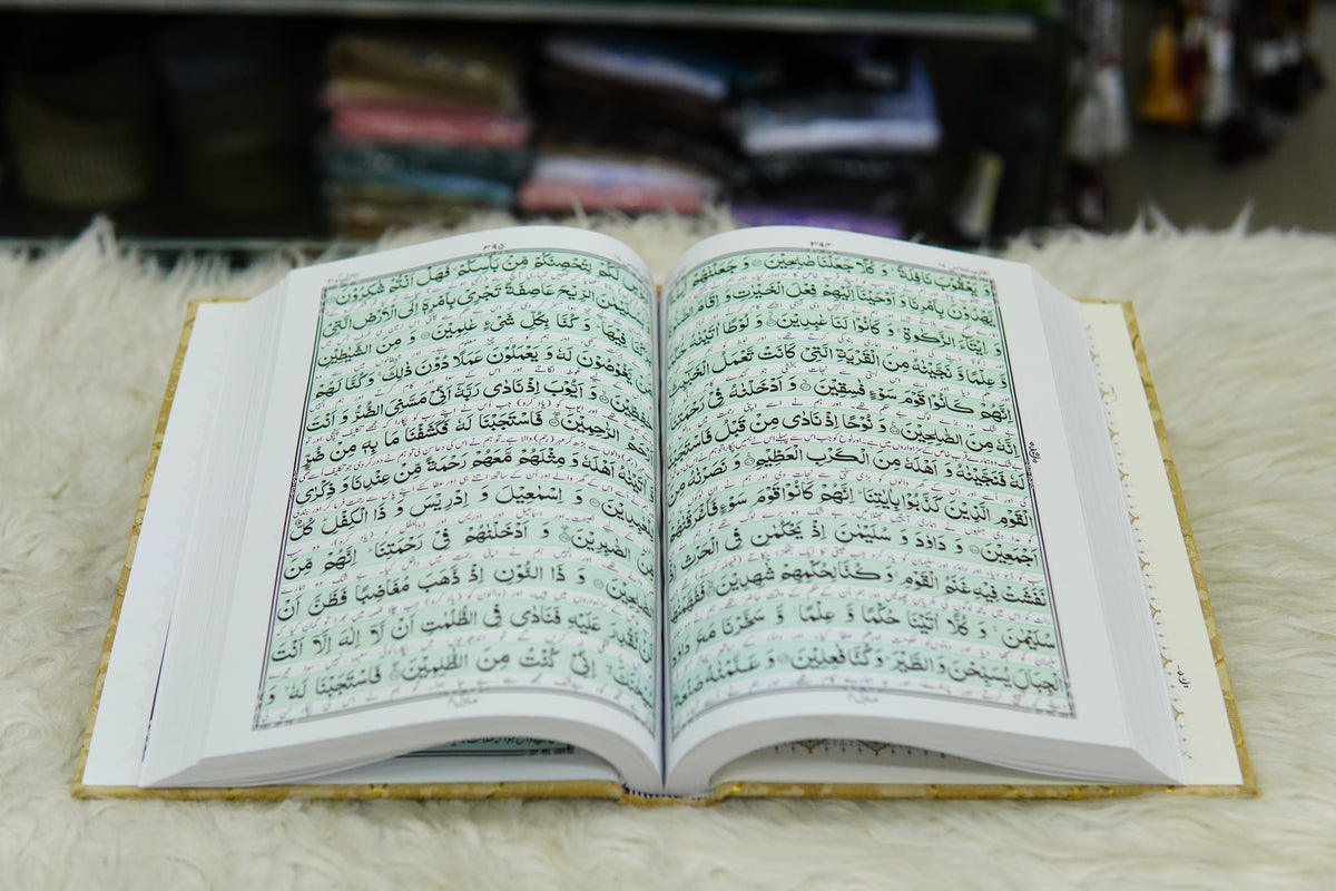 Skin Texture Acrylic  Quran Pak Set with Jaynamaz
