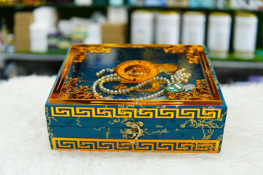 Zinc Texture Acrylic Quran Pak Set with Jaynamaz