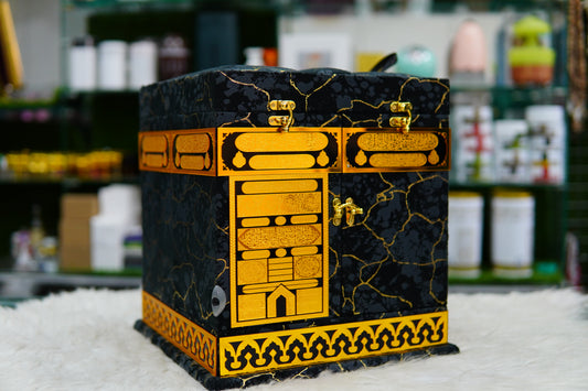 Ghilaf-e-Kabaa Texture Kiswah luxury Quran & jayenamaz Set KBA114