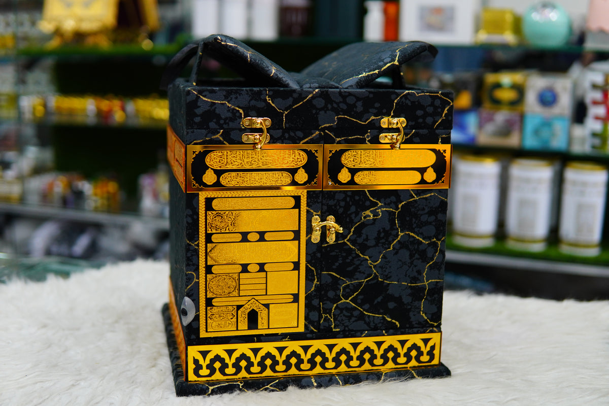 Ghilaf-e-Kabaa Texture Kiswah luxury Quran & jayenamaz Set KBA114